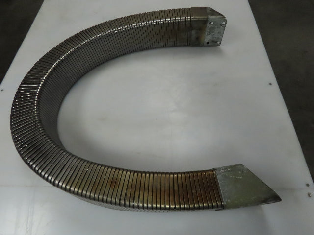 3" x 4.25" Steel Enclosed Flexible Wireway Tray Cable Hose Carrier 56" L