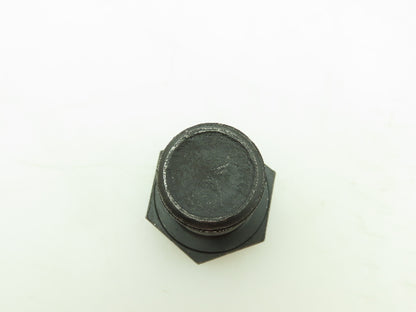 JH Steel Hex Head Black Bolt 1-3/4"L  1-1/4"Dia Thread Sz 12 Grade 5 LOT OF 6