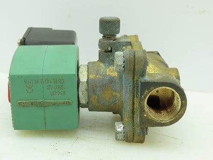 Asco JKH8210G094MO Pneumatic Solenoid Valve 2-Way 150PSI 1/2"NPT 120V Coil