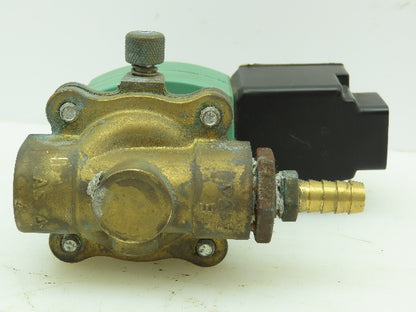 Asco JKH8210G094MO Pneumatic Solenoid Valve 2-Way 150PSI 1/2"NPT 120V Coil