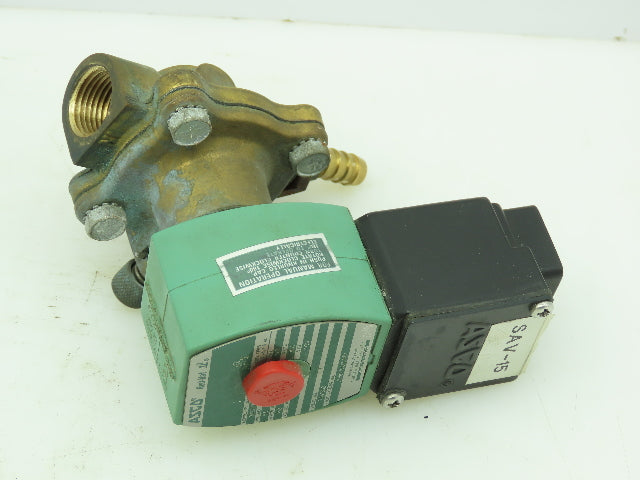 Asco JKH8210G094MO Pneumatic Solenoid Valve 2-Way 150PSI 1/2"NPT 120V Coil