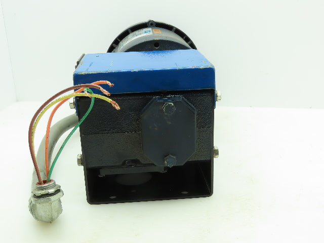 Iron Man HMQ818-15-H-56 Grove Gear 56C 15:1 Gearbox w/ Leeson 3/4 HP 480VAC 3Ø Motor