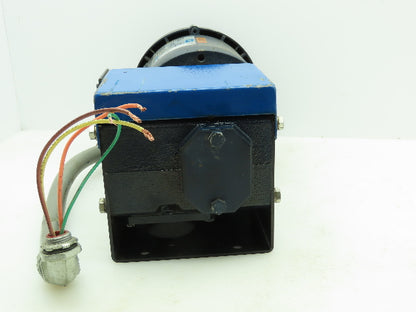 Iron Man HMQ818-15-H-56 Grove Gear 56C 15:1 Gearbox w/ Leeson 3/4 HP 480VAC 3Ø Motor