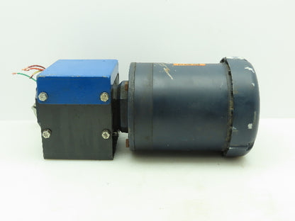 Iron Man HMQ818-15-H-56 Grove Gear 56C 15:1 Gearbox w/ Leeson 3/4 HP 480VAC 3Ø Motor