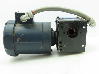 Iron Man HMQ818-15-H-56 Grove Gear 56C 15:1 Gearbox w/ Leeson 3/4 HP 480VAC 3Ø Motor