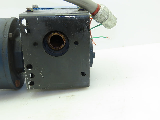 Iron Man HMQ818-15-H-56 Grove Gear 56C 15:1 Gearbox w/ Leeson 3/4 HP 480VAC 3Ø Motor