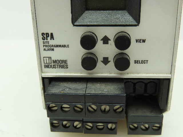 Moore Industries SPA/TPRG/2PRG/U-DPDT SPA Site Programmable Alarm .20 Amp DC Max