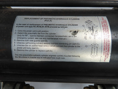 DE-STA-CO RC160.1-120OPXTGX Pneumatic/Hydraulic Pivot  Positioner Unit