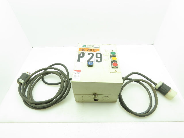 Shamrock Controls TE2-D0936 Reversing Motor Starter Coil 480VAC 1.6-2.5 Trip Amp