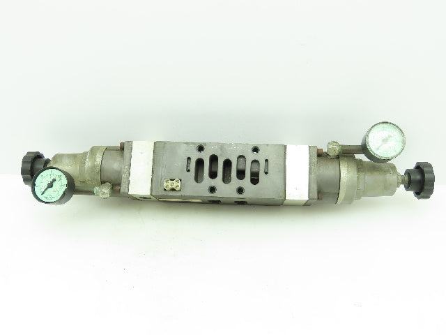 Numatics 135RQ415JG Solenoid Valve Manifold Block Regulator 134RQ400J