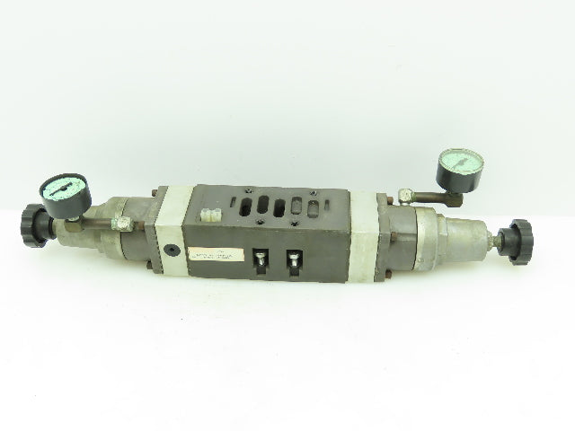 Numatics 135RQ415JG Solenoid Valve Manifold Block Regulator 134RQ400J