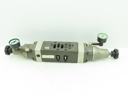 Numatics 135RQ415JG Solenoid Valve Manifold Block Regulator 134RQ400J