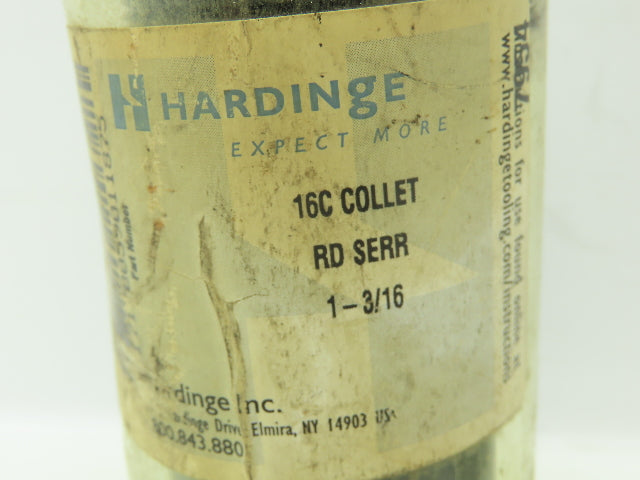 Hardinge 16C Collet 1-3/16" Round Serrated w/Internal Thread RH  LOT OF 2