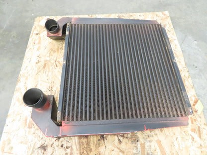 7608-6332 Radiator 28.5x27.5x2" Off of 8.3L Cummins Diesel 3.75" OD Aluminum