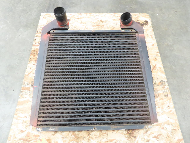 7608-6332 Radiator 28.5x27.5x2" Off of 8.3L Cummins Diesel 3.75" OD Aluminum