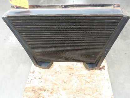 7608-6332 Radiator 28.5x27.5x2" Off of 8.3L Cummins Diesel 3.75" OD Aluminum