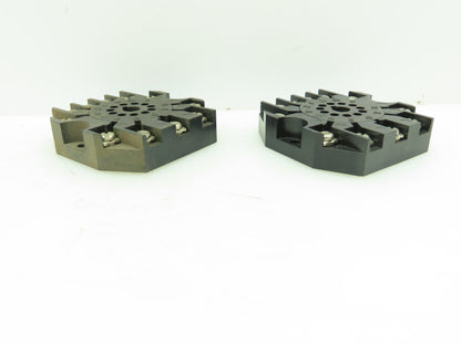 Skan-A-Matic 677005 677005 Relay Socket 11 Pin/Screw Terminal Contacts LOT OF 2