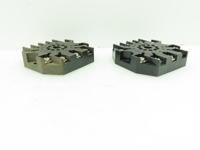 Skan-A-Matic 677005 677005 Relay Socket 11 Pin/Screw Terminal Contacts LOT OF 2