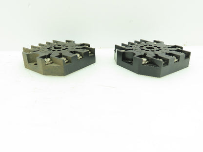 Skan-A-Matic 677005 677005 Relay Socket 11 Pin/Screw Terminal Contacts LOT OF 2