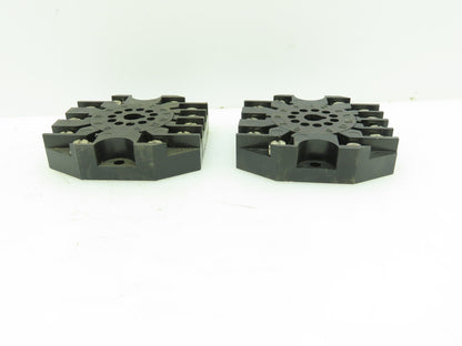Skan-A-Matic 677005 677005 Relay Socket 11 Pin/Screw Terminal Contacts LOT OF 2