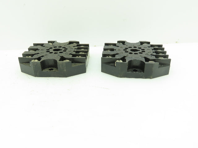 Skan-A-Matic 677005 677005 Relay Socket 11 Pin/Screw Terminal Contacts LOT OF 2