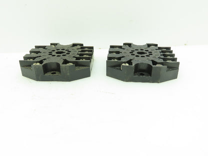 Skan-A-Matic 677005 677005 Relay Socket 11 Pin/Screw Terminal Contacts LOT OF 2