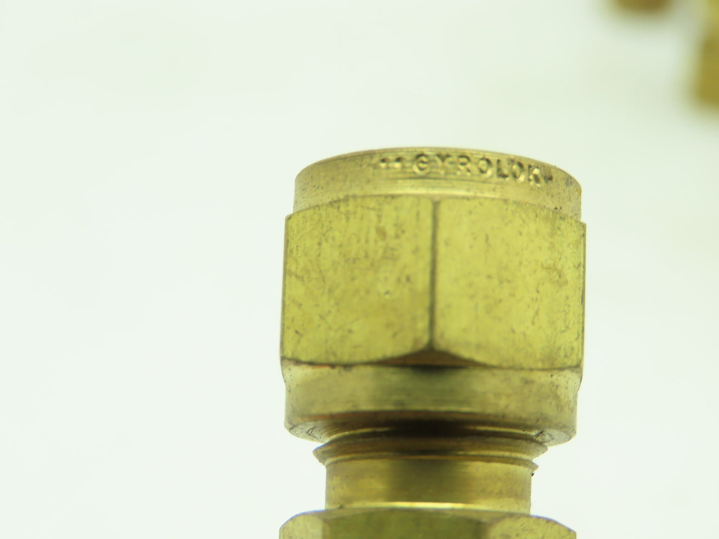 Gyrolok Brass 45° Flare Male Union Compression Fitting  5/16" Tube OD  LOT OF 11