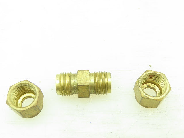 Swagelok Brass Union Straight Compression Fitting 5/16" Tube OD  LOT OF 9