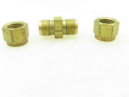 Swagelok Brass Union Straight Compression Fitting 5/16" Tube OD  LOT OF 9