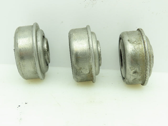 Mathews Conveyor Flanged Roll Bearing 11/16" Hex Bore 2.26" OD  Lot of 3