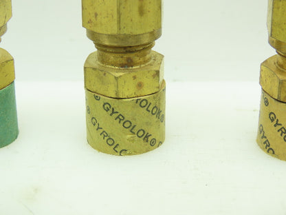 Brass Straight Male Tank Compression Fitting 3/8" Tube x 3/8" MNPT  LOT OF 13
