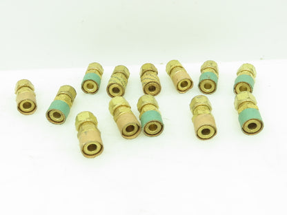 Brass Straight Male Tank Compression Fitting 3/8" Tube x 3/8" MNPT  LOT OF 13