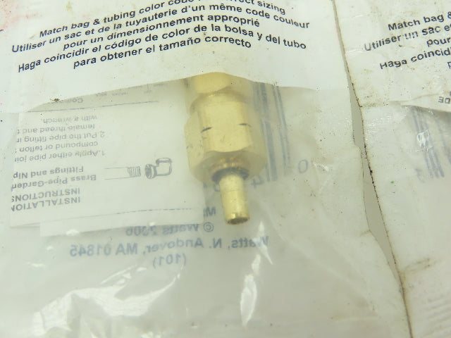 Watts A-10 962-P Ander-Lign Brass Compression Union 1/4 Tube OD  LOT OF 9