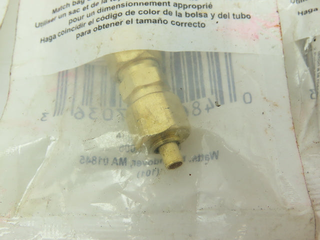 Watts A-10 962-P Ander-Lign Brass Compression Union 1/4 Tube OD  LOT OF 9