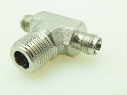 Hy-Lok 316 Male Branch Tee Compression Fitting 1/4" Tube x 3/8" MNPT  LOT OF 4