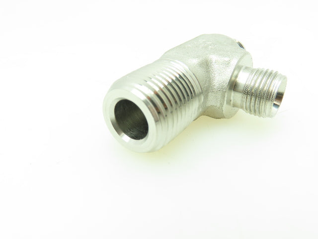 Hy-Lok 316 Male Run Tee Compression Fitting 3/8" Tube x 1/2" MNPT  LOT OF 2
