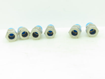 Hy-Lok Stainless Male Connector Compression Fitting 1/2" Tube 3/8" NPT LOT OF 6