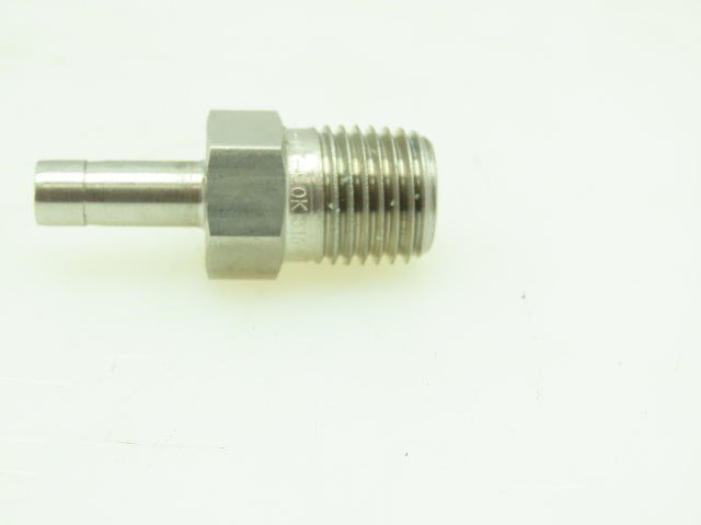 Hy-Lok Stainless Male Adapter Fitting  1/4" Tube x 1/4" NPT  LOT OF 6