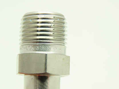 Hy-Lok Stainless Male Adapter Fitting  1/2" Tube x 3/8" NPT Pipe  LOT OF 6