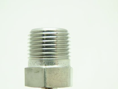 Hy-Lok Stainless Male Adapter Fitting  1/4" Tube x 3/8" NPT Pipe  LOT OF 7