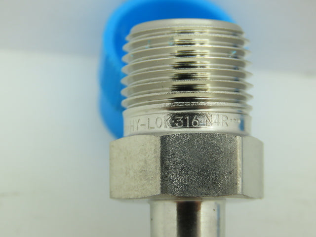 Hy-Lok Stainless Male Adapter Fitting  3/8" Tube x 3/8" NPT Pipe  LOT OF 10