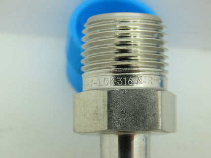 Hy-Lok Stainless Male Adapter Fitting  3/8" Tube x 3/8" NPT Pipe  LOT OF 10