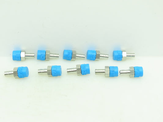 Hy-Lok Stainless Male Adapter Fitting  3/8" Tube x 3/8" NPT Pipe  LOT OF 10