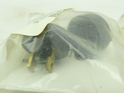 Arrow Hart 7428N Midget Locking Plug 15A 125V 2P 2W  LOT OF 4