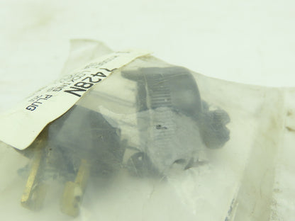 Arrow Hart 7428N Midget Locking Plug 15A 125V 2P 2W  LOT OF 4