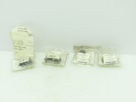 Arrow Hart 7428N Midget Locking Plug 15A 125V 2P 2W  LOT OF 4