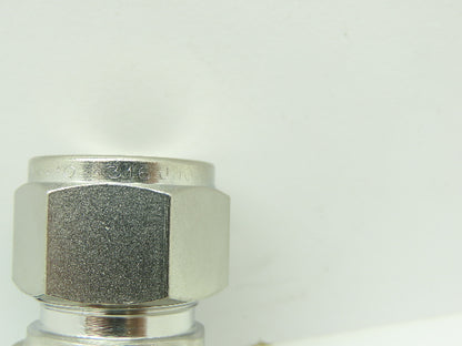 Parker Stainless 90° Male Elbow Compression Fitting  5/8" Tube 3/8" NPT Lot of 3