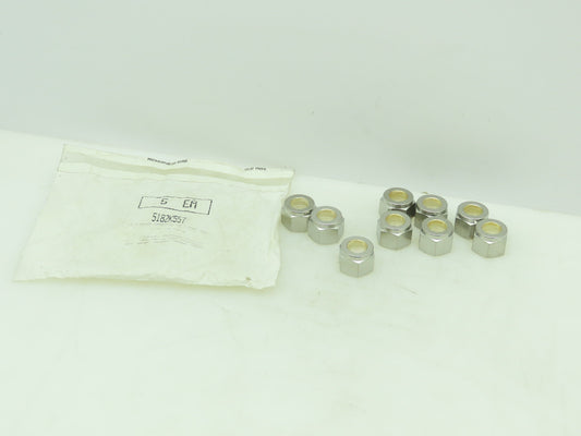 Yor-Lok 316 SS Stainless Compression Flare Fitting Nut 1/2" Tube  LOT OF 9