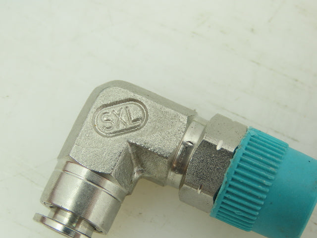 SealExcel Stainless Push In 90° Male Swivel Elbow 6mm Tube x 1/4" BSPT Lot of 10