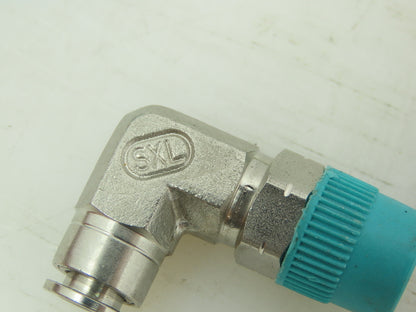 SealExcel Stainless Push In 90° Male Swivel Elbow 6mm Tube x 1/4" BSPT Lot of 10
